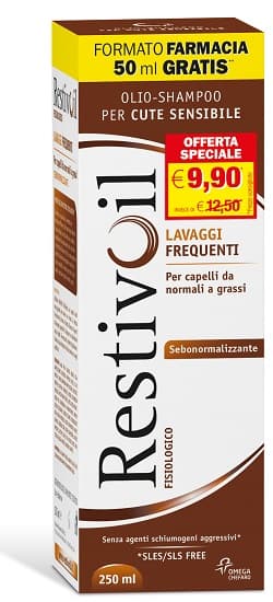 Restivoil Fisiologico Nutritivo Olio Shampoo PROMO 250 ml