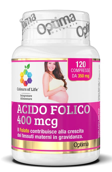 ACIDO FOLICO 400MCG 120CPR OPTIM
