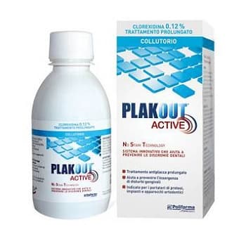 Emoform Plak Out Active 0,20% Collutorio con Clorexidina 200 ml
