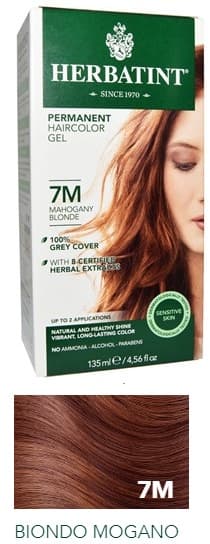 Herbatint Tintura Capelli Gel Permanente 7M Biondo Mogano 150 ml