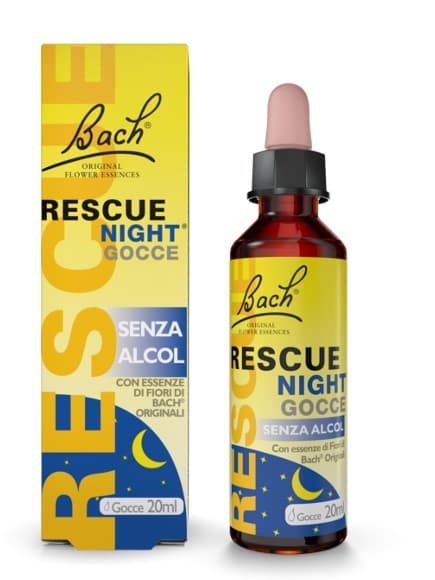 Schwabe Rescue Night Senza Alcool Integratore Gocce 20 ml