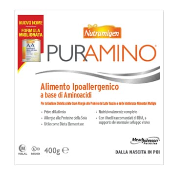 Nutramigen Puramino Latte In Polvere Ipoallergenico 400 g