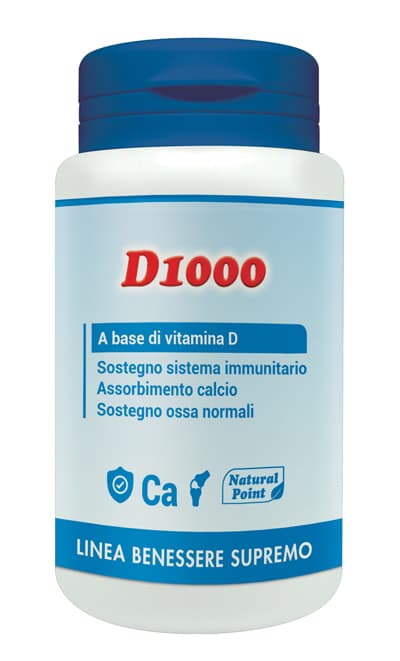 Natural Point D1000 Integratore Vitamina D 70 Capsule