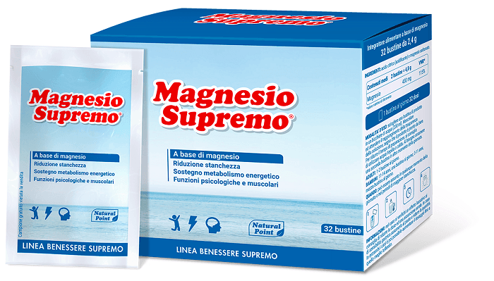 Natural Point Magnesio Supremo 32 Bustine da 2,4 g