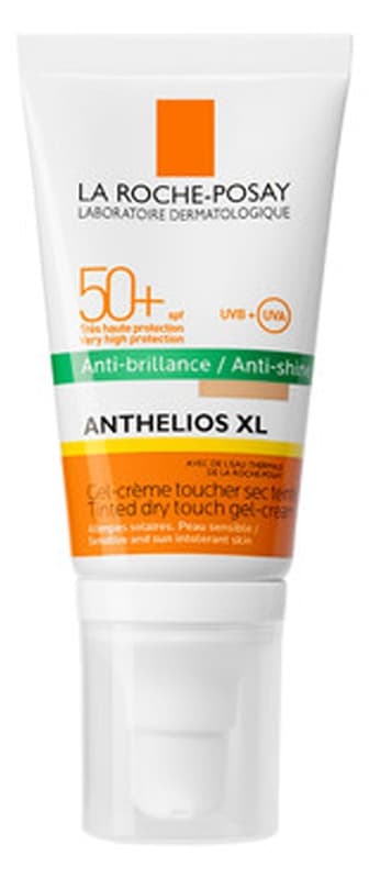 La Roche Posay Anthelios XL Gel-Crema Solare Colorata Tocco Secco Anti-lucidità SPF 50+ Viso 50 ml