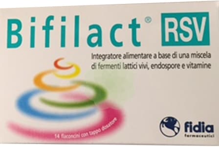 Bifilact RSV Integratore Fermenti Lattici Vivi 14 Flaconcini