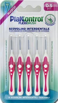 PlakKontrol Flexi Brush Scovolino Interdentale Flessibile 0,5 mm