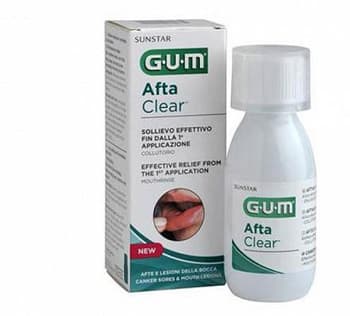 GUM AFTACLEAR RINSE 120ML
