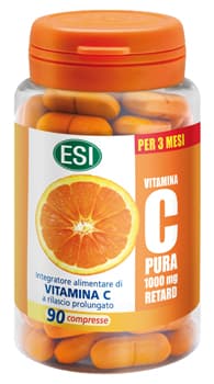 Esi Vitamina C Pura Retard Integratore Difese Immunitarie 90 Compresse