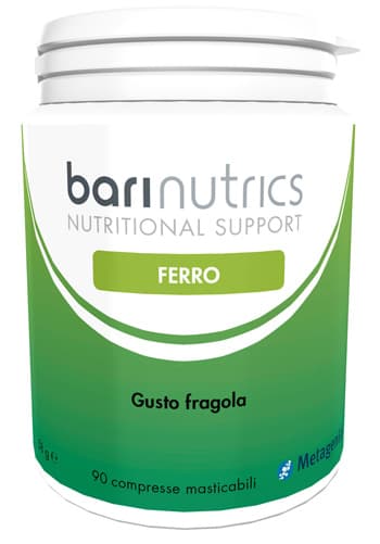 Barinutrics Ferro Integratore Alimentare 90 Compresse Gusto Fragola