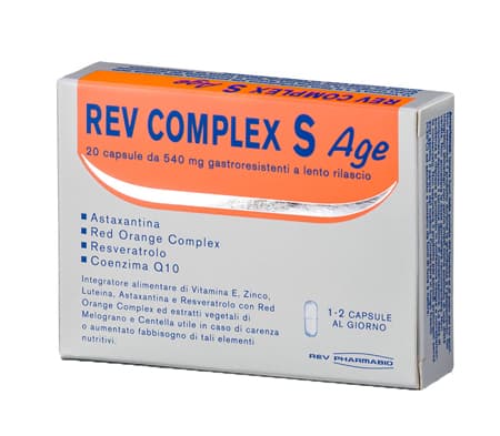 Rev Complex S Age Integratore 20 Capsule