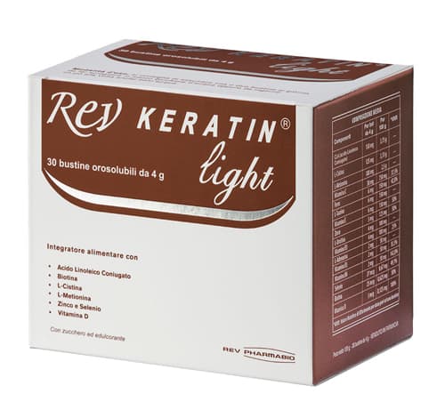 Rev Keratin Light Integratore Benessere Unghie e Capelli 30 Bustine