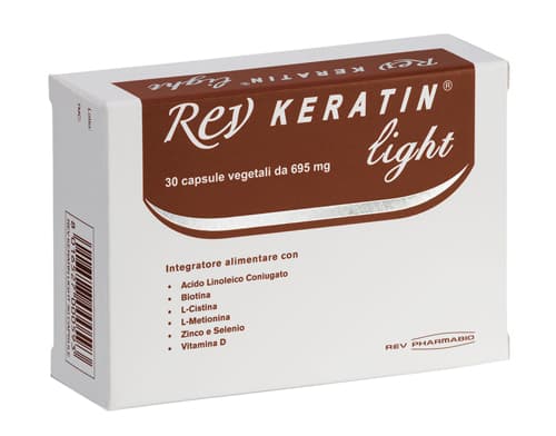 Rev Keratin Light Integratore Benessere Unghie e Capelli 30 Capsule