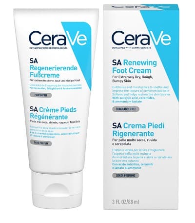 CeraVe Crema Piedi Rigenerante Con Acido Salicilico 88 ml