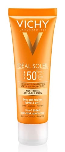 Vichy Idéal Soleil Trattamento Antimacchie Colorato 3in1 SPF 50+ Protezione Viso 50 ml