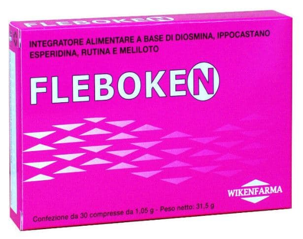 Fleboken Integratore 30 Compresse