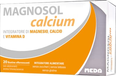 Magnosol Calcium Integratore Calcio Magnesio Vitamina D 20 Bustine
