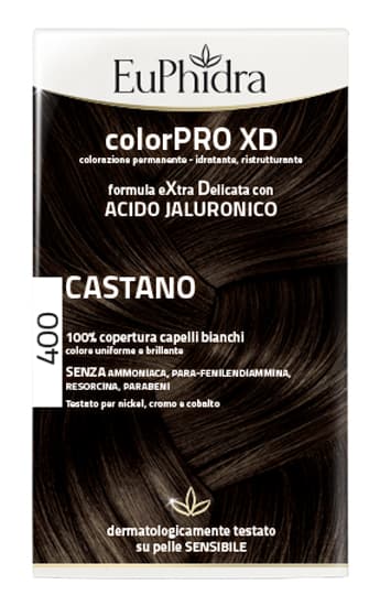 Euphidra ColorPRO XD 400 Castano Tintura Capelli Extra Delicata