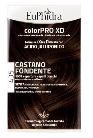 Euphidra ColorPRO XD 435 Castano Fondente Tintura Capelli Extra Delicata