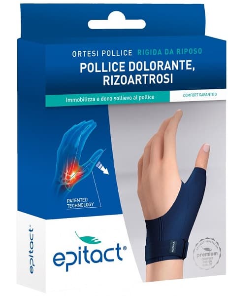 Epitact Ortesi Pollice Rigida da Riposo Pollice Dolorante Rizoartrosi Mano Sx Taglia L 1 Pezzo