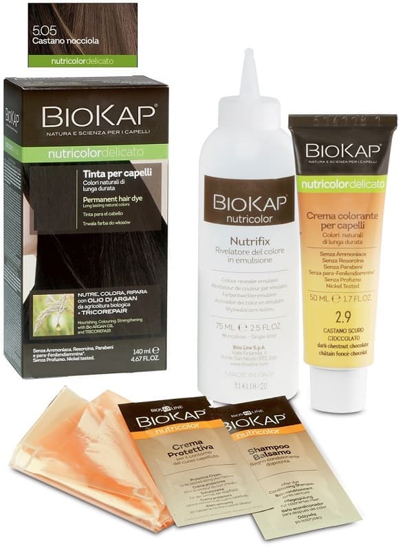Biokap Nutricolor Delicato 5.05 Tinta Per Capelli Castano Nocciola