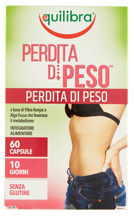 Equilibra Perdita di Peso Integratore Dimagrante 60 Capsule