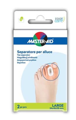 Master-Aid Foot Care Separatore Per Alluce Taglia Large 2 Pezzi