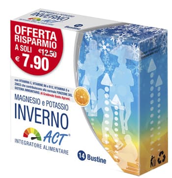 Magnesio Potassio Inverno Act Integratore 14 Bustine