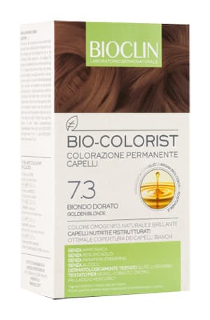 Bioclin Bio-Colorist 7.3 Biondo Dorato Tintura Naturale Capelli