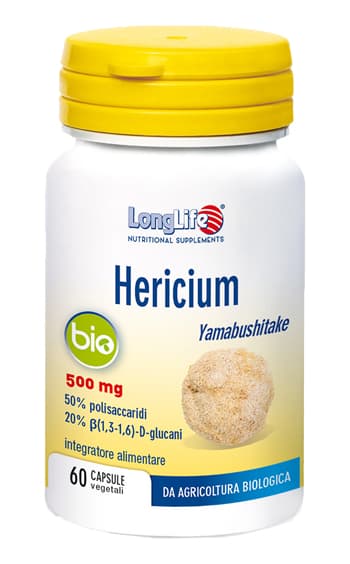 LongLife Hericium Bio Integratore Difese Immunitarie 60 Capsule