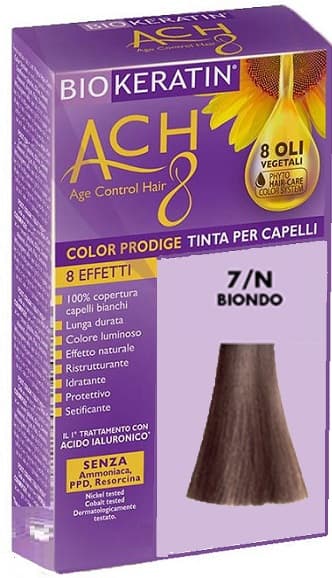 Biokeratin Ach 8 Color Prodige Tinta Per Capelli Colore 7 Biondo