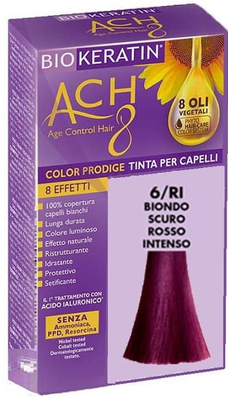 Biokeratin Ach8 Tintura 6/ri Biondo Scuro Rosso
