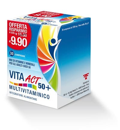 Vita Act 50 Multivitaminico Integratore 30 Compresse