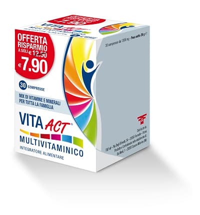 Vita Act Multivitaminico Integratore Alimentare 30 Compresse