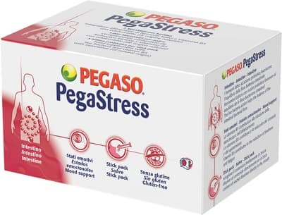 Pegastress Integratore Flora Intestinale e Stress 28 Stick