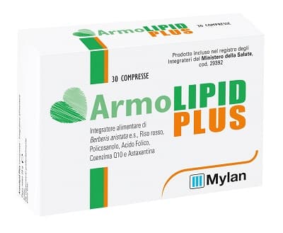 ArmoLIPID Plus Integratore per abbassare il Colesterolo 30 Compresse