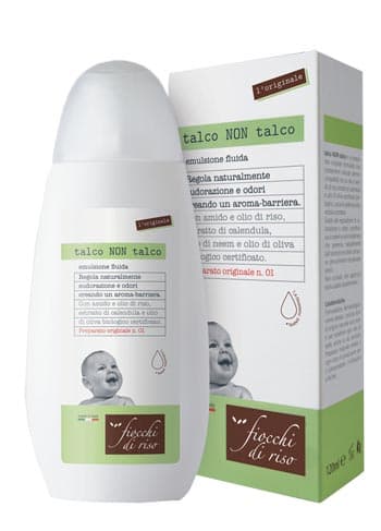 Fiocchi Di Riso Talco Non Talco Emulsione Regola Odore e Sudorazione 120 ml