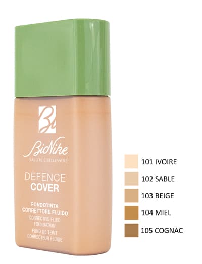 Bionike Defence Cover Fondotinta Correttore Fluido SPF30 102 Sable 40 ml
