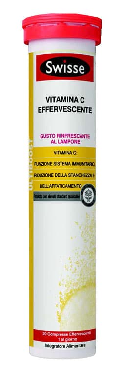 Swisse Vitamina C Effervescente Integratore da 20 Compresse