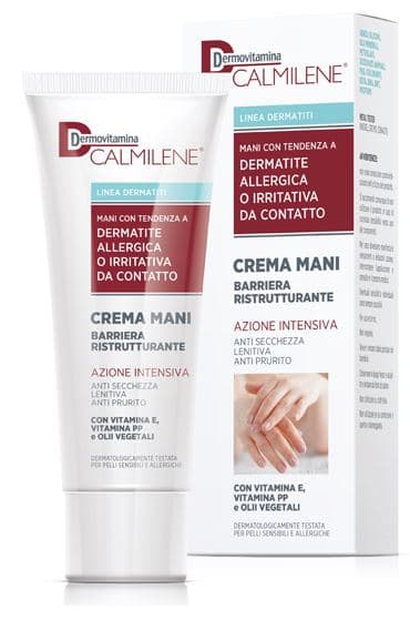 Dermovitamina Calmilene Crema Mani Dermatite Allergica e Irritativa 75ml