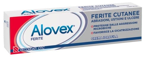 Alovex Ferite Crema idrofila protettiva per abrasioni ustioni e ulcere 30 ml