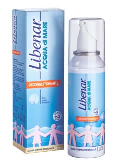 Libenar Acqua di Mare Ipertonica Decongestionante Spray Nasale 100 ml