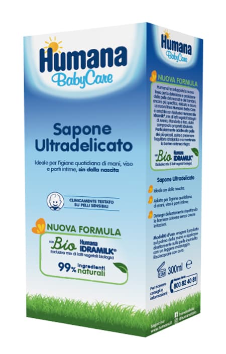 Humana Babycare Sapone Ultradelicato 300 Ml