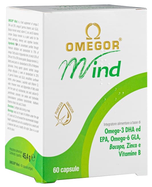 Nutraceuticals Omegor Mind Integratore Alimentare 60 Capsule