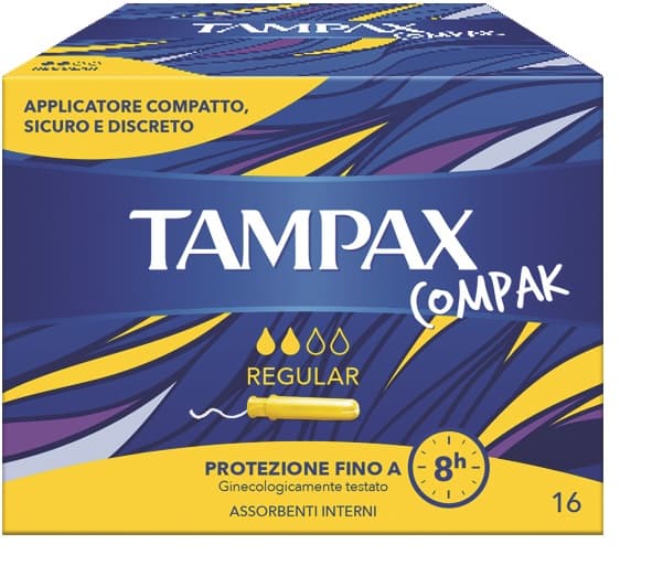TAMPAX COMPAK REGULAR 16PZ 4829