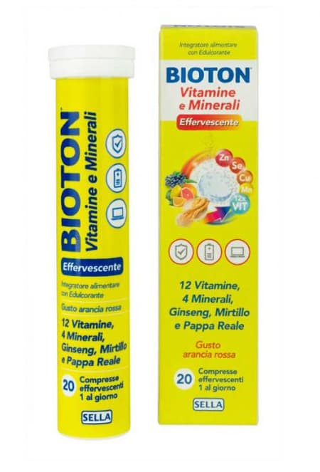 Bioton Vitamine e Mineali 20 Compresse Effervescenti