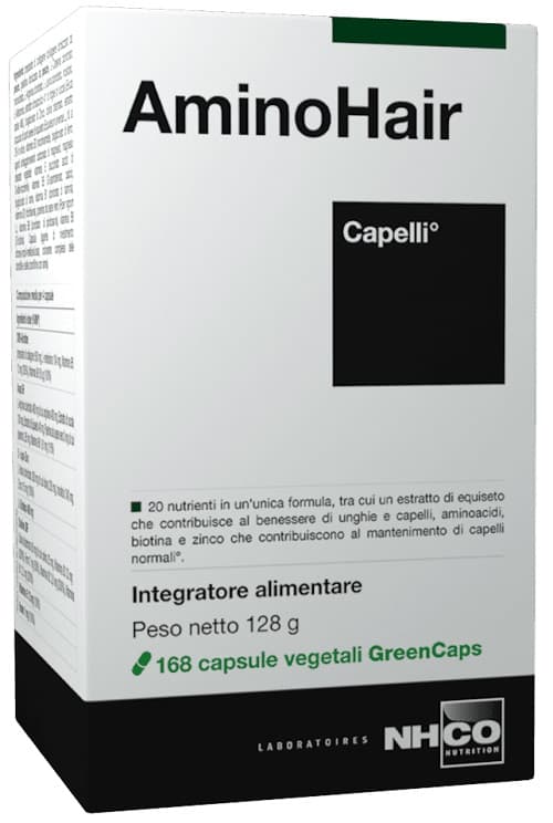 AminoHair Integratore Alimentare per Capelli 168 Capsule