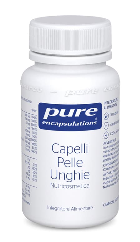 Pure Encapsulations Capelli Pelle Unghie 30 Capsule
