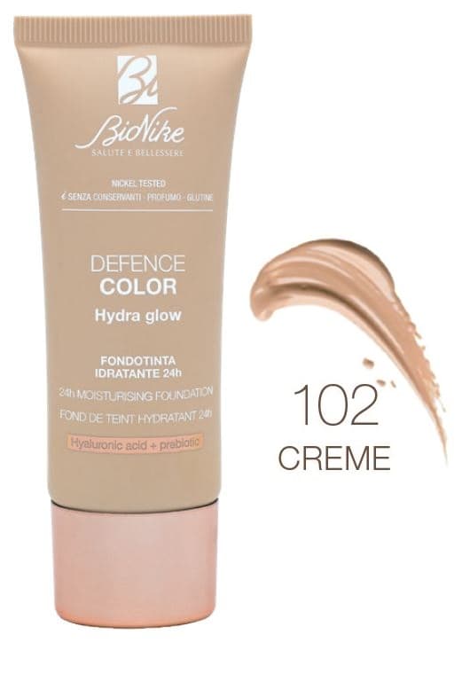 Bionike Defence Color Fondotinta Hydra Glow 102 Creme 30ml