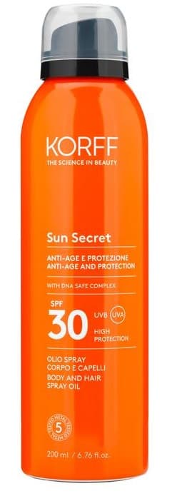 Korff Sun Secret Olio Spray Corpo/capelli Spf30